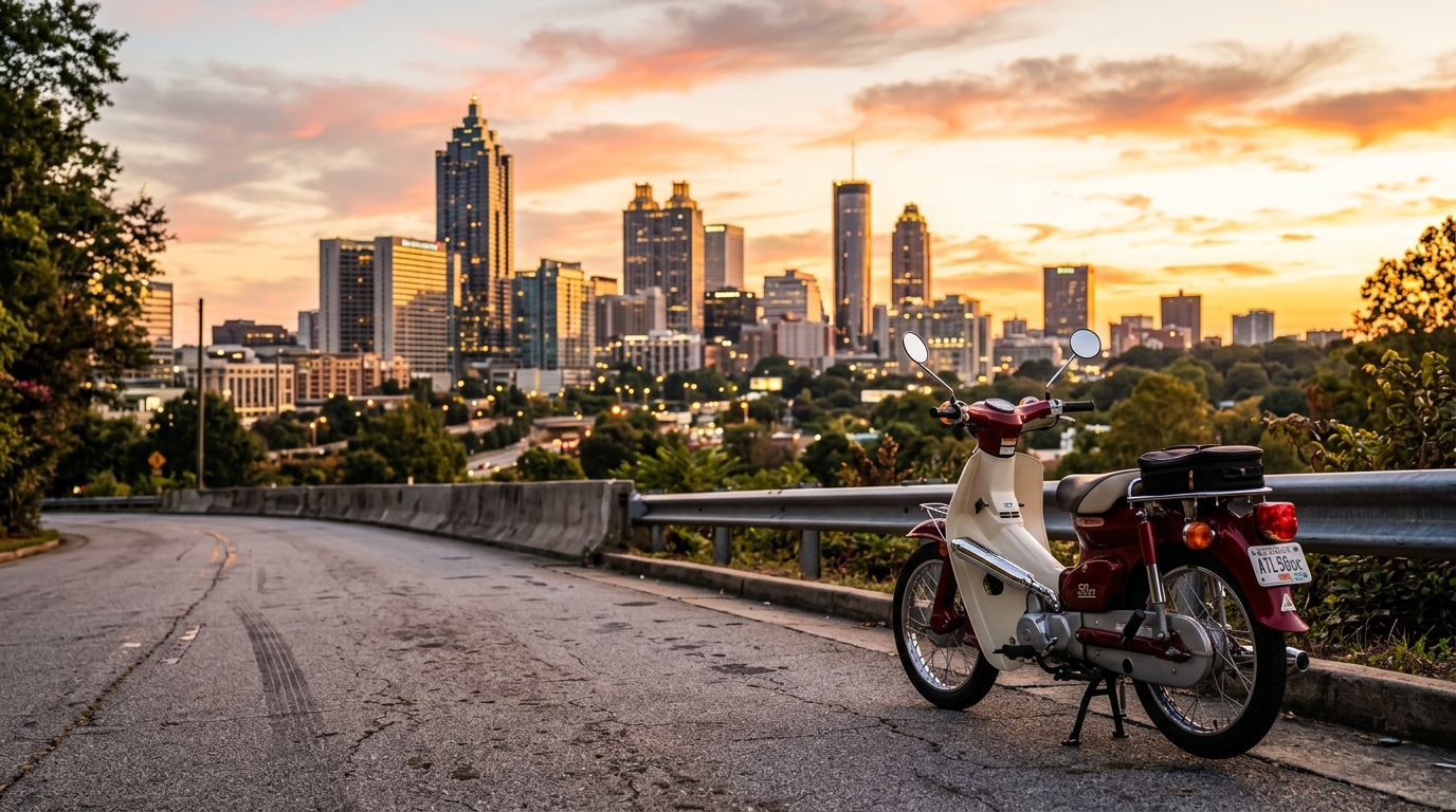 Atlanta Skyline Scooter Rental